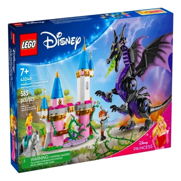 LEGO Disney #43240 Princess Maleficent's Dragon Form (Aurora) - **NIB** - Picture 2 of 7